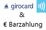 Girokarte und Barzahlung